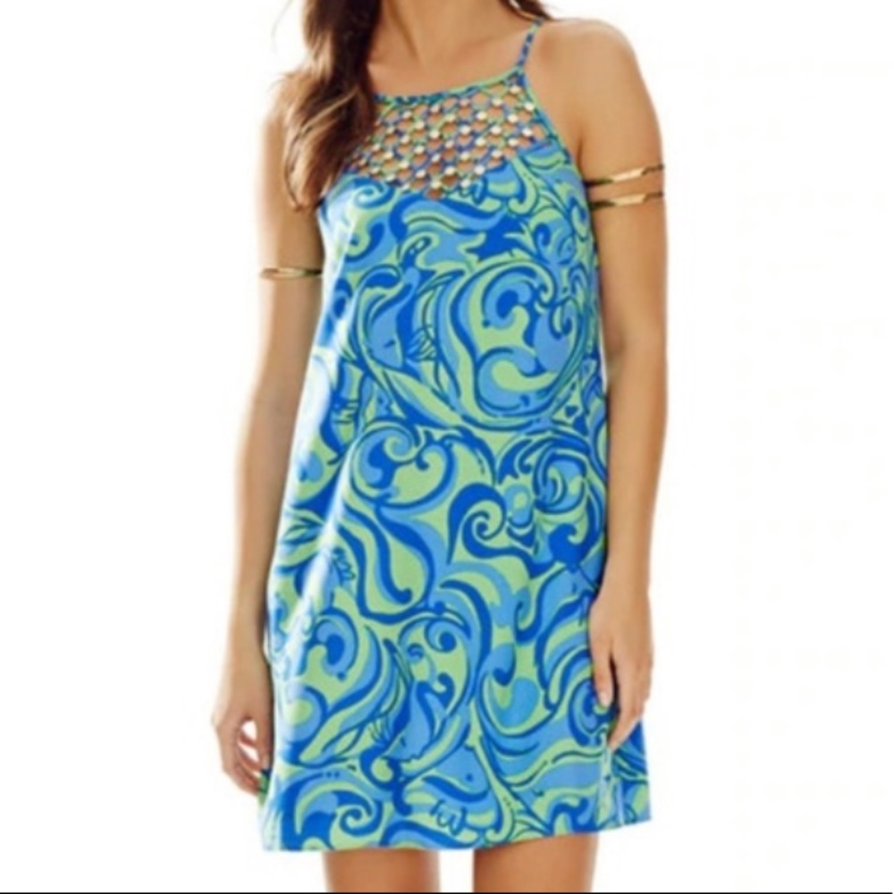 Lilly Pulitzer Reecy Embellished Shift Dress - Picture 3 of 14